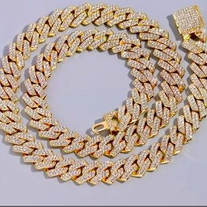 Iced out unisex necklace